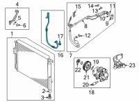 OEM 2022 Hyundai Santa Cruz Hose-Discharge Diagram - 97762-P2500