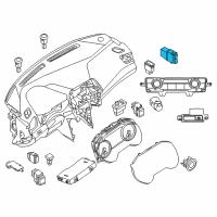 OEM 2017 Nissan Maxima Switch Assy-Trunk Opener Diagram - 25380-4RA0A