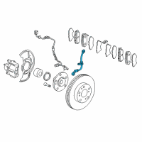 OEM Honda CR-V Hose Set, Rear Brake Diagram - 01466-S9A-E01