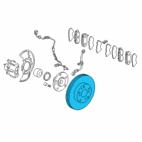 OEM 2005 Honda CR-V Disk, Rear Brake Drum In Diagram - 42510-STK-A00