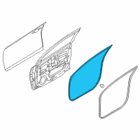 OEM 2022 Hyundai Accent Weatherstrip Assembly-Front Door Side LH Diagram - 82130-J0000