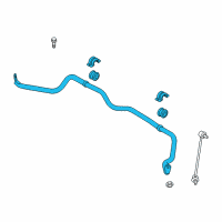OEM 2016 Kia Sedona Bar Assembly-Front Stabilizer Diagram - 54810A9000