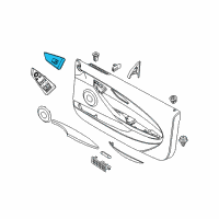 OEM 2006 BMW 650i Window Switch Right Diagram - 61-31-6-922-249