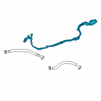 OEM 2020 Cadillac CT6 Hose & Tube Assembly Diagram - 84030539