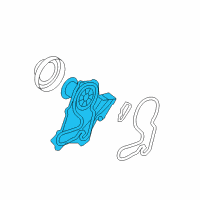 OEM 2007 Hyundai Sonata Pump Assembly-Coolant Diagram - 25100-3C100