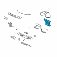 OEM 2006 GMC Savana 2500 Dash Panel Diagram - 15840880