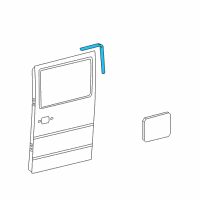 OEM 2003 Dodge Sprinter 2500 WEATHERSTRIP-Cargo Door Diagram - 5159206AA