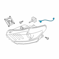 OEM 2015 Ford Mustang Wire Harness Diagram - FR3Z-13A006-A