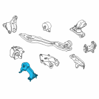 OEM Chrysler Town & Country Support-Engine Mount Diagram - 5273893AF