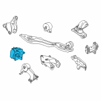 OEM Chrysler Town & Country Support-Transmission Mount Diagram - 5273996AE