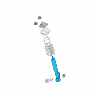 OEM 2008 Ford Expedition Strut Diagram - 8L1Z-18124-F