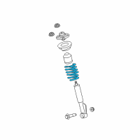 OEM Lincoln Navigator Coil Spring Diagram - 9L1Z-5310-N