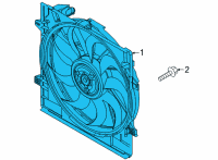 OEM 2020 Hyundai Sonata Blower Assembly Diagram - 25380-L1000