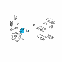 OEM 2002 Honda CR-V Reel Assembly, Cable (Furukawa) Diagram - 77900-S5A-A14