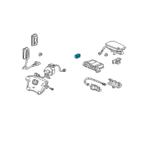 OEM Honda Sensor Assy., Side Impact Diagram - 77970-SCA-A91