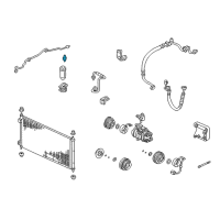 OEM 2001 Acura CL Switch, Triple Pressure Diagram - 80440-S3V-A01