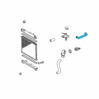 OEM 2013 Scion xD Upper Hose Diagram - 16571-37090