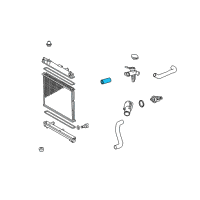 OEM Scion xD Upper Hose Diagram - 16573-37030