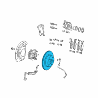 OEM Jeep Gladiator Brake Diagram - 68250087AB