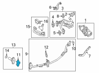 OEM 2022 Ford Ranger Connector Tube Gasket Diagram - LB5Z-9E464-C