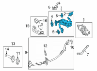 OEM 2022 Ford Bronco Cooler Diagram - LB5Z-9F464-C