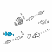 OEM 2016 Chrysler 300 Boot Kit-Half Shaft Diagram - 5142215AA