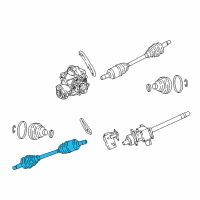 OEM 2010 Dodge Charger Shaft-Axle Half Diagram - 4578600AB