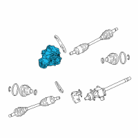 OEM Dodge Challenger Diff-Front Axle Diagram - 68495080AA