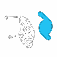 OEM Chrysler Seal-Water Pump Diagram - 4792982AA