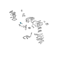 OEM 2005 Chevrolet Equinox Sensor Kit, A/C Refrigerant Temperature Diagram - 89024965