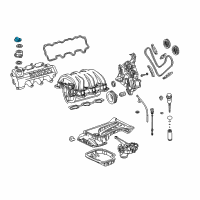 OEM 2004 Dodge Sprinter 2500 Cap-Oil Filler Diagram - 68047195AB