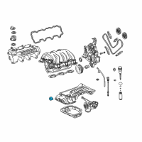 OEM Chrysler Plug-Oil Drain Diagram - 5073945AB