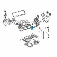 OEM 2006 Chrysler Crossfire Pulley-Crankshaft Diagram - 5142979AA