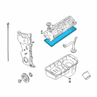 OEM Chevrolet Tracker Gasket, Camshaft Cover Diagram - 91174365