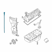 OEM 2001 Chevrolet Tracker Indicator, Oil Level Diagram - 91177537