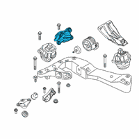 OEM 2019 BMW M760i xDrive Engine Mount Bracket Right Diagram - 22-11-6-871-204
