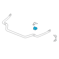 OEM 2000 Acura RL Bush, Stabilizer Holder Diagram - 51306-SZ3-013