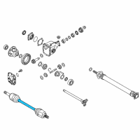 OEM 2016 Infiniti QX50 Shaft-Front Drive, RH Diagram - 39204-4GB0A