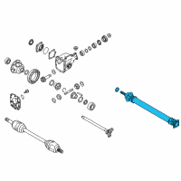 OEM 2015 Infiniti QX50 Shaft Assembly-Front PROPELLER Diagram - 37200-1CA1A