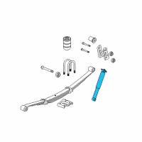 OEM 2008 Hummer H3 Shock Diagram - 20864724