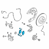 OEM 2020 BMW M340i REPAIR KIT, BRAKE PADS ASBES Diagram - 34-20-6-888-835