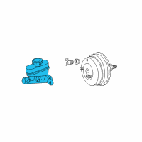 OEM 2004 Ford Ranger Master Cylinder Diagram - 6L5Z-2140-AA