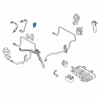 OEM Ford SSV Plug-In Hybrid EGR Valve Gasket Diagram - 1S7Z-9D476-AA