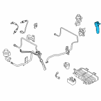 OEM 2006 Mercury Milan EGR Tube Diagram - 3M4Z-9Y439-BA