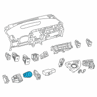 OEM 2010 Toyota Highlander Power Switch Diagram - 89611-33014