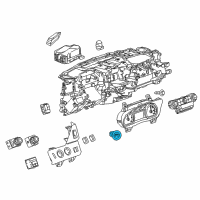 OEM 2019 Chevrolet Suburban 3500 HD Switch Diagram - 23193702