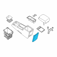 OEM Nissan Sentra FINISHER Console Diagram - 96931-ET00A