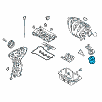 OEM 2017 Toyota Yaris iA Cartridge, Oil Filter Diagram - 90118-WBA40