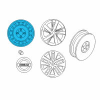OEM 2014 Nissan Altima Wheel Assy-Disc Diagram - 40300-3TA0B