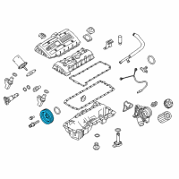 OEM BMW 528i Crankshaft Pulley Diagram - 11-23-7-577-663